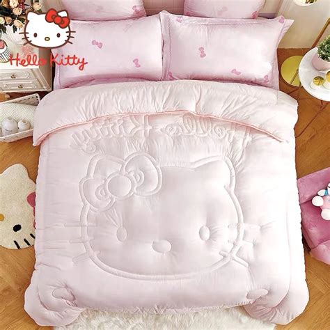Howdy kitty magical faux fur comforter from pottery barn